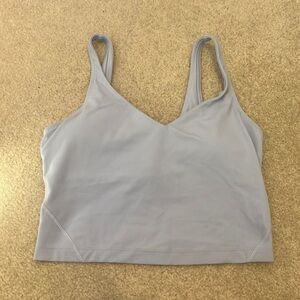 Lulu light blue align tank
